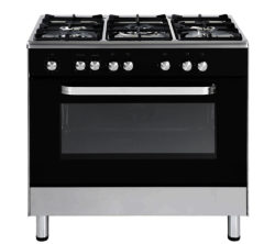 Kenwood CK305 Dual Fuel Range Cooker - Black